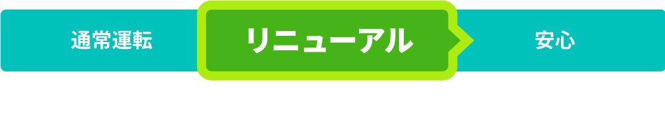 リニューアルを適正に行った場合